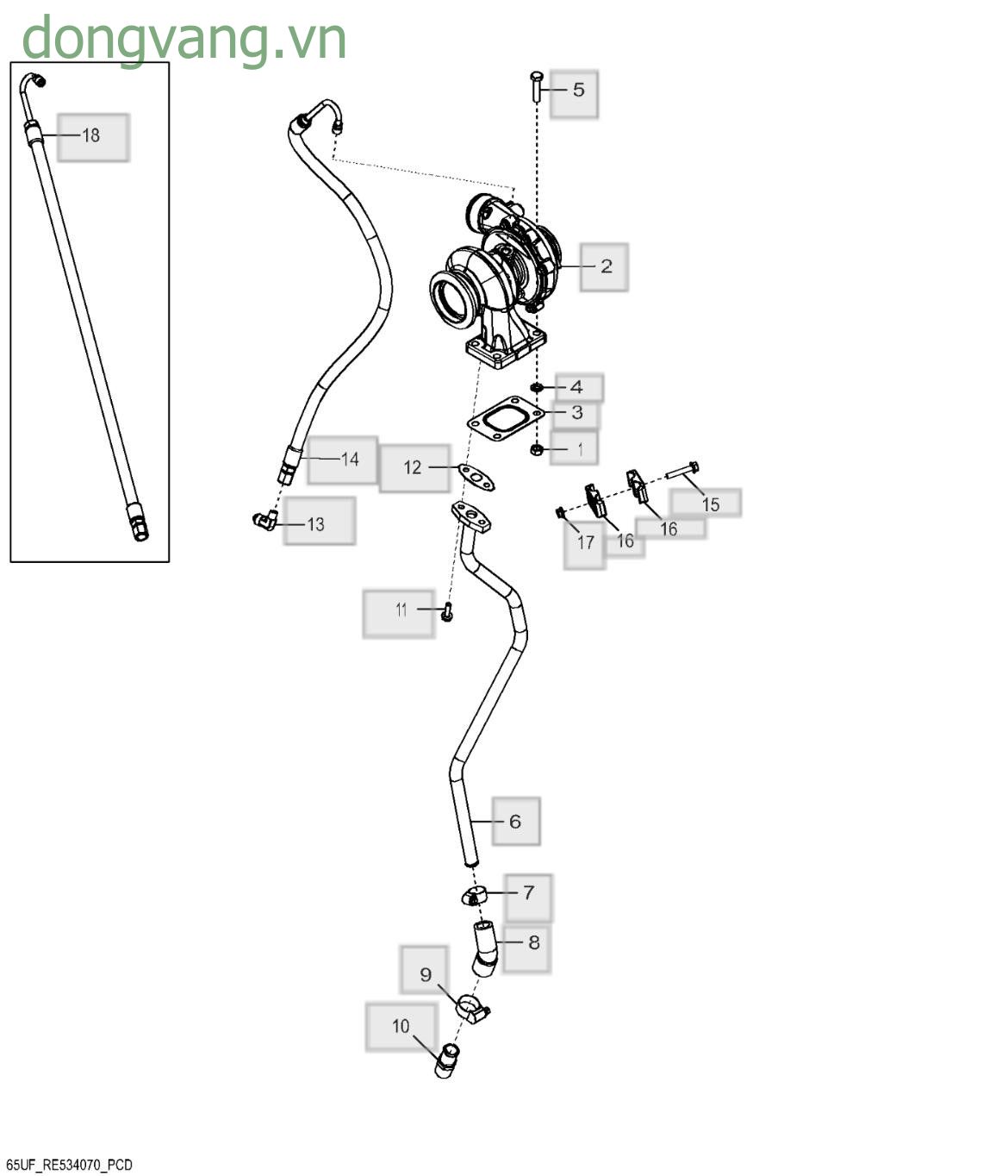 65UF Turbocharger - ST465178